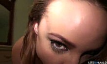 Private gf homemade tape with kinky girl doing anal!