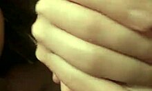 Skinny Lesbian Licks Hot Whore