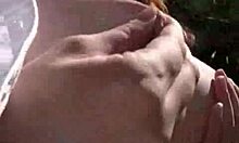 Look at redhead teasing upskirt panties!