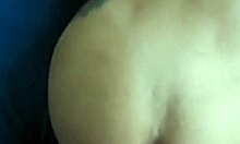 latina gets fucked doggystyle and takes facial