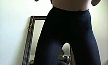 mesmerizing flirty babe likes showing off her goods