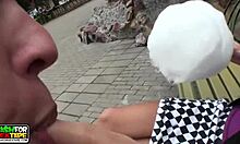 i watch my sweet gf suckin cock outdoor