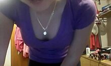 Optimistic bimbo demonstrates finger techniques in her private area.