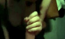 Goth Teen Sucks Cock POV