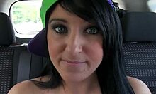 wow, this young gal flashes breasts on outdoor adventure