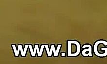 Brunette WITH NICE BROWN EYES PREPARES FOR KINKY SOLO