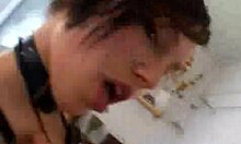 Rock chick with tattoos fantasizes about sex while fingering herself