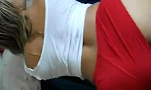 latina gets fucked doggystyle and takes facial