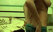 wow, this pretty brunette gf getting nailed hard on the bed!