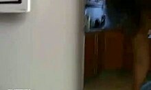 Brunette Solo Masturbates Her Shaved Pussy In Front Of Mirror