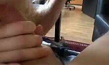 Quiet gal eagerly fills her mouth with hot cum