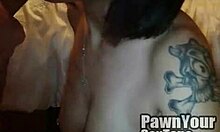 damn, watch this hungry bitch swallow a huge load of cum... so hot!