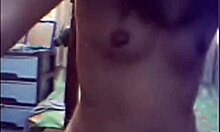 this cute brunette loves showing off her body