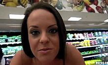 Girlfriend Acts Freely During Shopping Trip