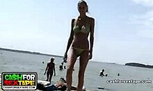 Shirtless Bloke And Cute Gal Getting Horny In Car