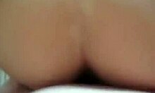 Hunk Spreading Cute Girl's Shaved Pussy for POV Fucking