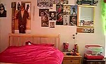 Watch This Slutty Bimbo Dancing In Underwear!