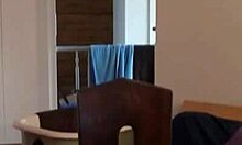 Blondie with Pigtails Undressing Small Tits on Webcam