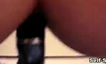 horny cunt proudly presenting her very meaty twat