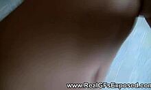 Hot homemade video showing how girl is displaying her sexy solo skills