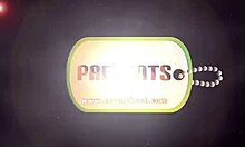 watch a perky chick posing in her blue thong