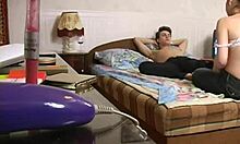 i watch my cute redhead girlfriend get fucked hard in the bedroom