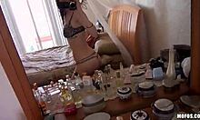 horny exgf using every moment to masturbate and fuck