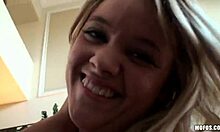 My affectionate GF gets slammed in the living room