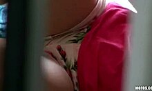 Watch this slut finger herself then ride her boyfriend in cowgirl 😏