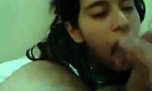 S sexy latina sucks cock and eats all the cum