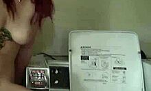 Redhead Gal Spreading Pussy And Fingering Herself Solo