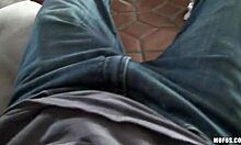 Naked Girl Stretching In Bedroom After Shower