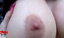 Cunt getting ready for an outdoor amateur porno in the forest