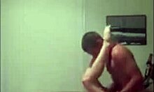 Hard fucked dog style natural tits bouncing