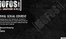 I play with my shaved pussy