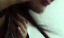 Girl's Face Covered in Sperm After Oral Sex