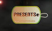 hungry girlfriend poses while making her meal