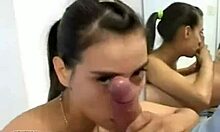 Horny Girlfriend Sucks Cock and Licks Balls for Every Last Drop!