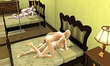 dragon ball roshi owns harem for wild anal and oral action