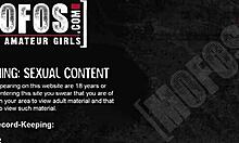 Cutie with big tits poses on the ground wearing necklace