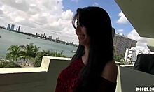 this casual gf video of a naughty tattooed brunette teen getting horny