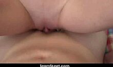 naughty teen 18+ gets fucked hard in kitchen