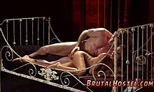 Brunette teen student Jade Jantzen endures extreme BDSM domination