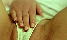 Softcore Paramour Fingers Bawdy Cleft with Huge Dildo.