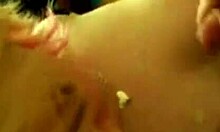 Teen 18+ swallows cum after blowjob and cunt eating.
