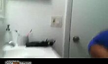 ebony girlfriend bent over and stuffed deep with hard cock