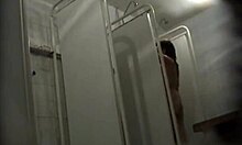 Gorgeous Brunette Showers Naked in Hidden Cam Video