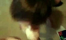 Goth Teen Sucks Cock!