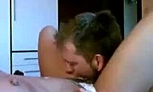 Shirtless cute vixen is completely ready for porn action.