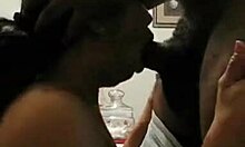 Tanned Oriental Skank Deepthroats Hung Ebony Cock!